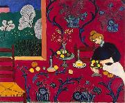 Henri Matisse The Dessert: Harmony in Red painting